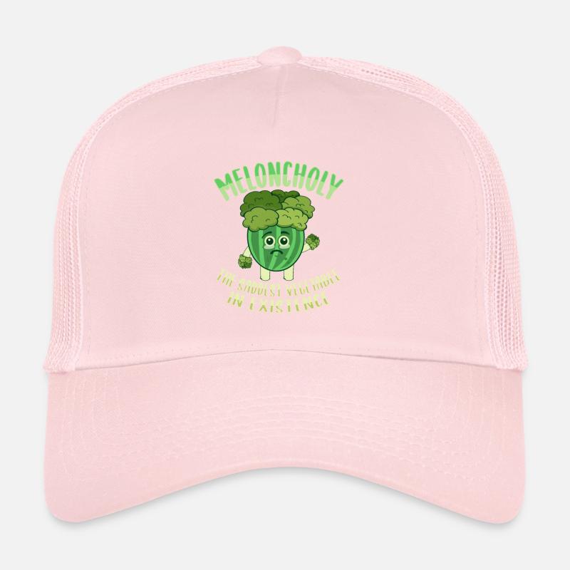 Meloncholy Melon and Brokkolu Trucker Cap
