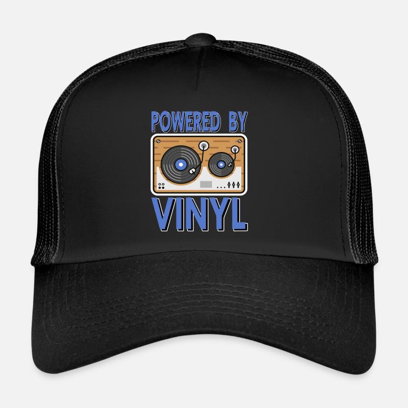 Powered by Vinyl Records Trucker Cap