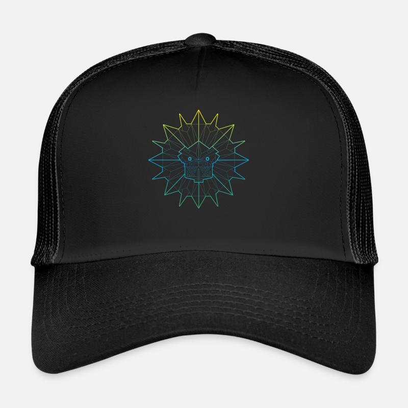 Quetzalcoatl Polygon Ancient Aztec Serpent Maya Trucker Cap