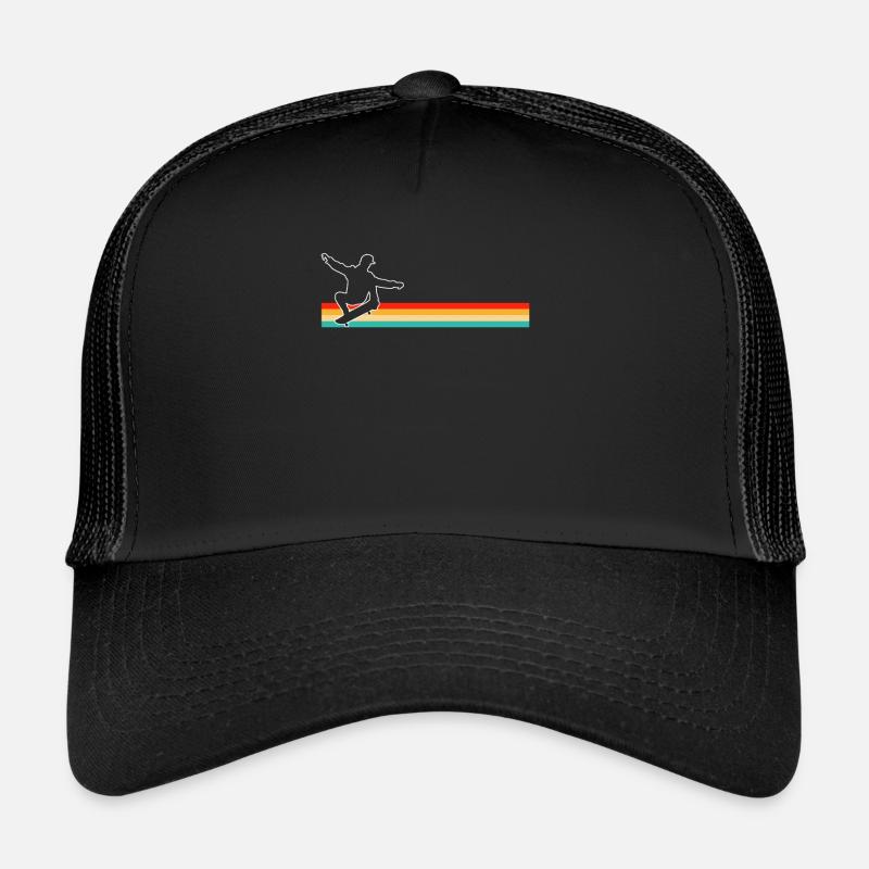 Skating Retro Trucker Cap