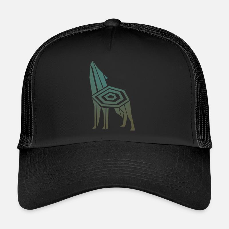Loups vikings Valhalla de Wolf Odin Casquette trucker 
