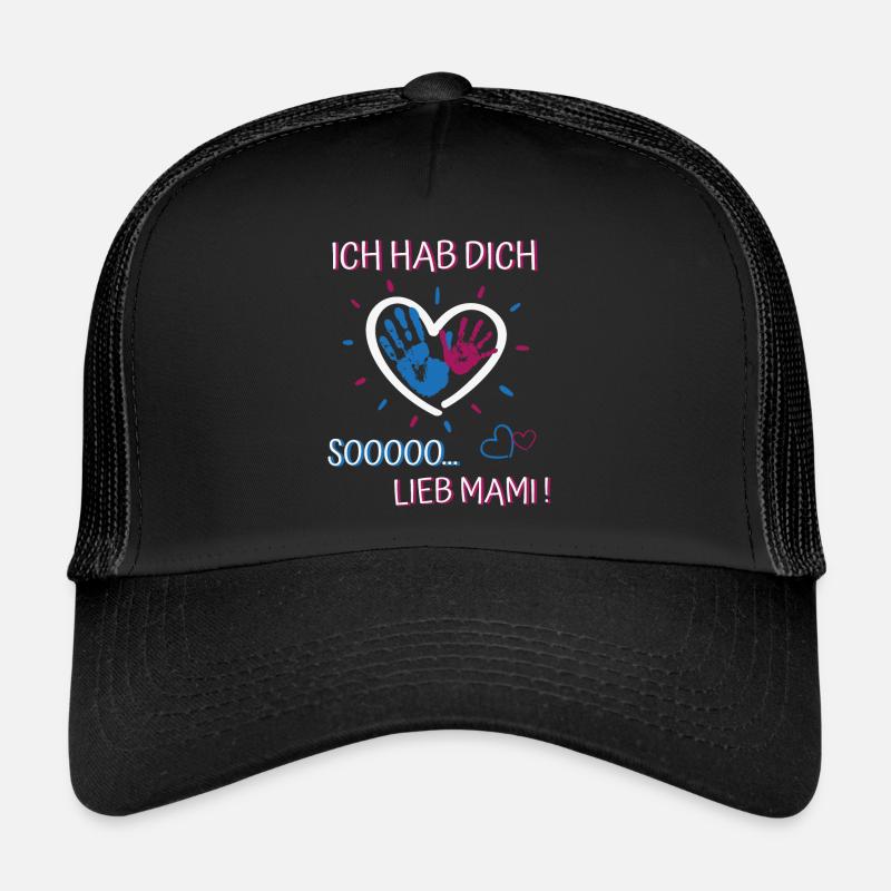 Ich hab dich lieb Mama- für Mädchen Muttertag Trucker Cap