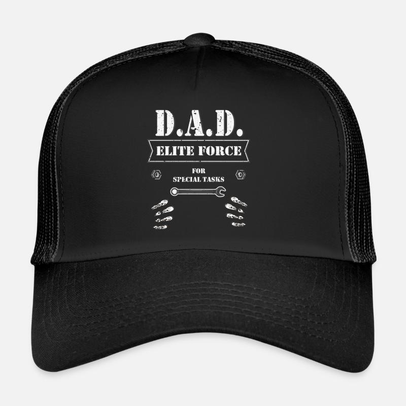 Dad - Elite Force for Special Tasks - Repair Army Trucker Cap