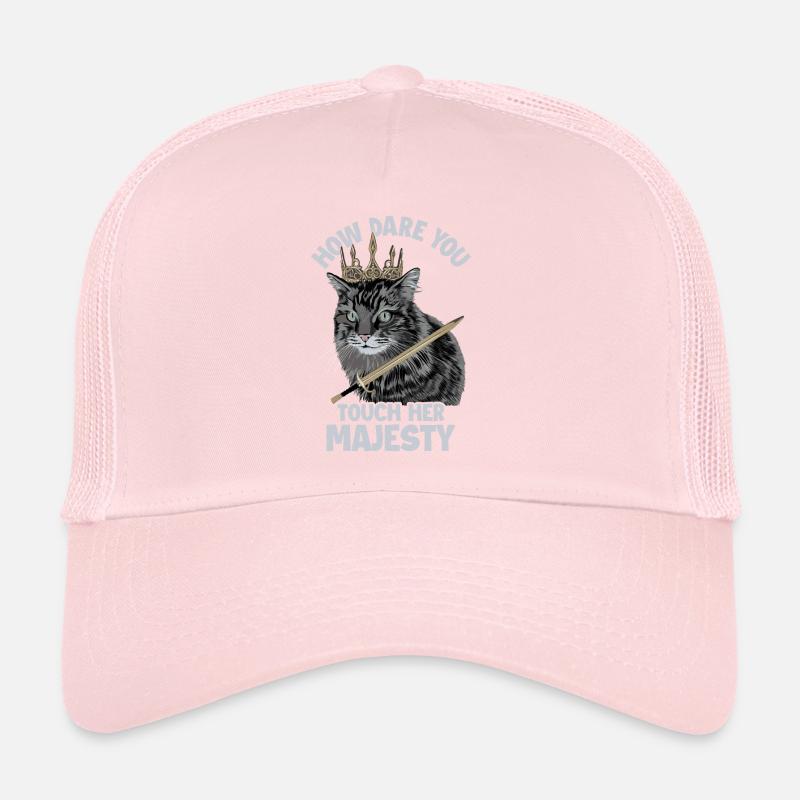 How Dare You Touch Her Majesty Chat de compagnie Casquette trucker 