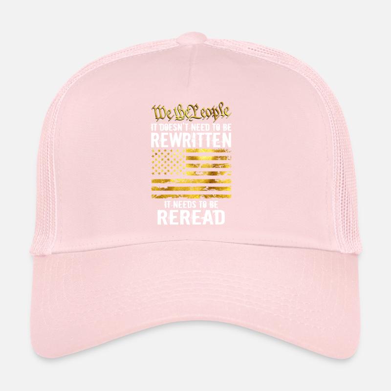 Drapeau américain Papa régulier élevant des loups pas des moutons Casquette trucker 