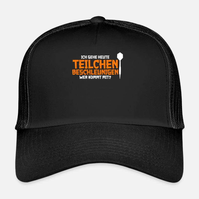 Dart Dartpfeil Dartpfeile Darts - Trucker Cap - Schwarz/Schwarz