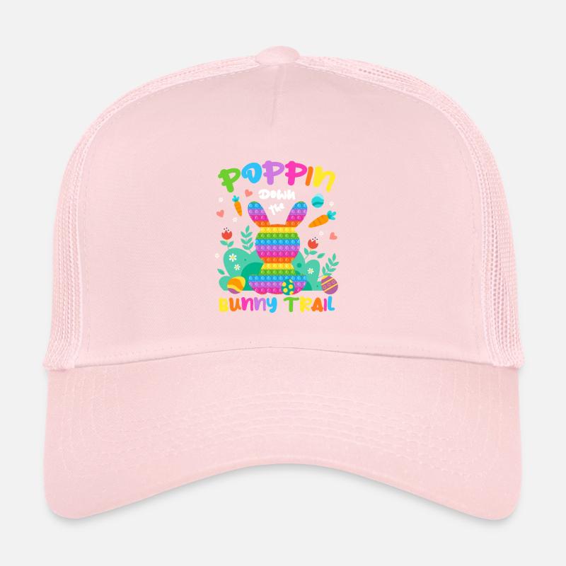 Poppin Down The Rabbit Trail Kaninchen mit Osterei Trucker Cap