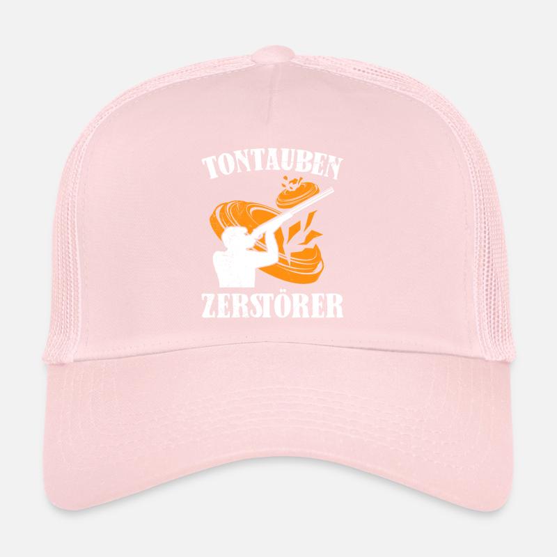 Tontauben Zerstörer Tontaubenschießen Trucker Cap