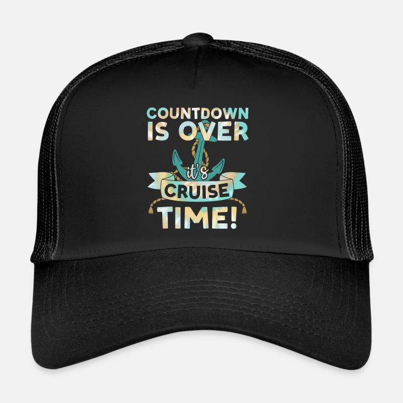 Der Countdown ist vorbei, Cruise Time Tie Dye Print Trucker Cap