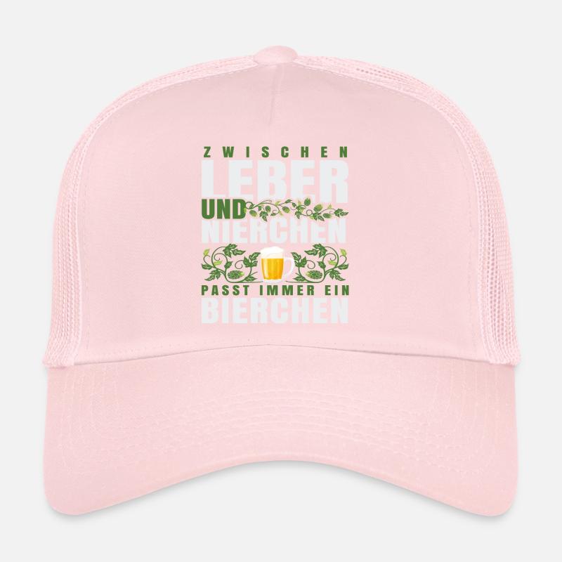 Zwischen Leber und Nierchen passt immer Bierchen Trucker Cap