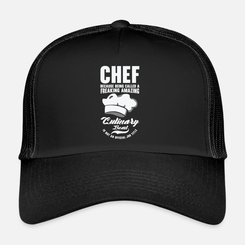 Chef Beast Kulinarische Kunst Kochen Backen Trucker Cap