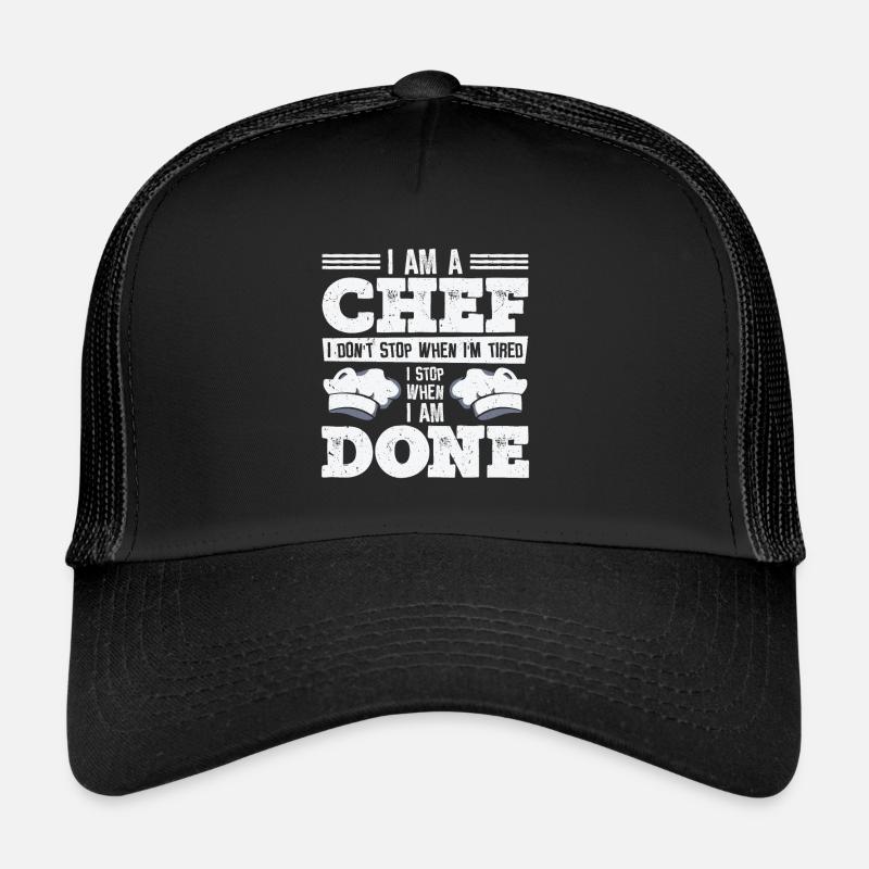 Chef Cuisine Repas Chefs culinaires Casquette trucker 