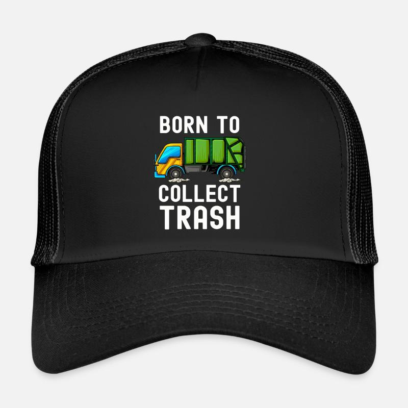 Dustman - Trucker Cap - black/black