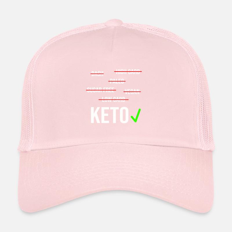Keto Diet Glucides Cétose Calories Bacon Oeufs Casquette trucker 