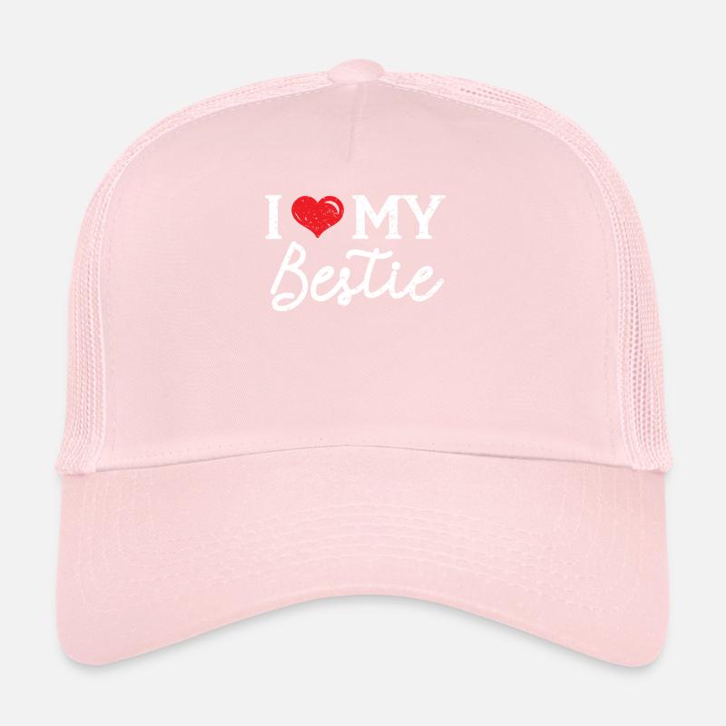 Ich liebe meinen besten Freund Freundschaft BFF Squad Trucker Cap