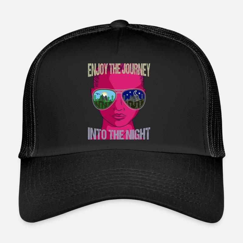 Holiday Trip Explorers into the Night - Trucker Cap - black/black