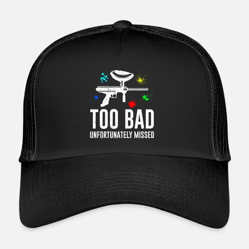 Schade leider daneben Paintball Trucker Cap