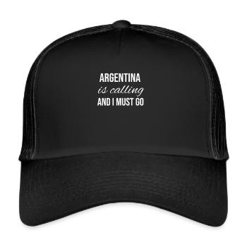 Argentina - Trucker Cap - black/black - Front