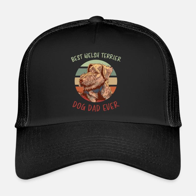 Welsh Terrier Papa Disant Welsh Terrier Cadeau Casquette trucker 
