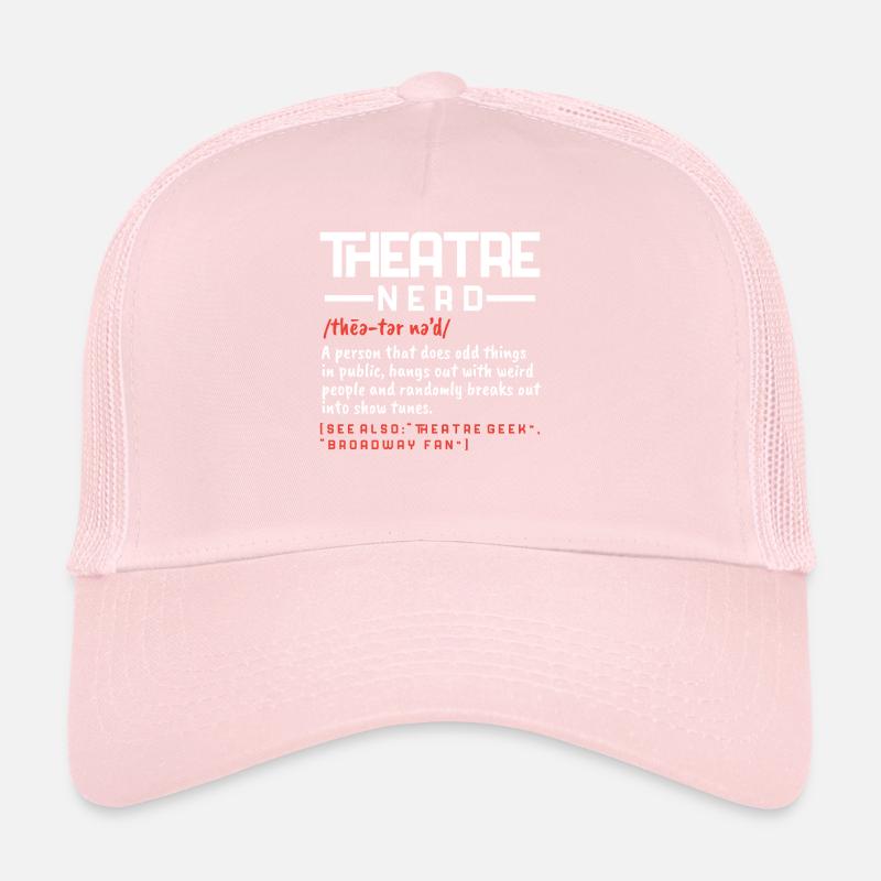 Theater Nerd Broadway Musical Actrice de scène Casquette trucker 