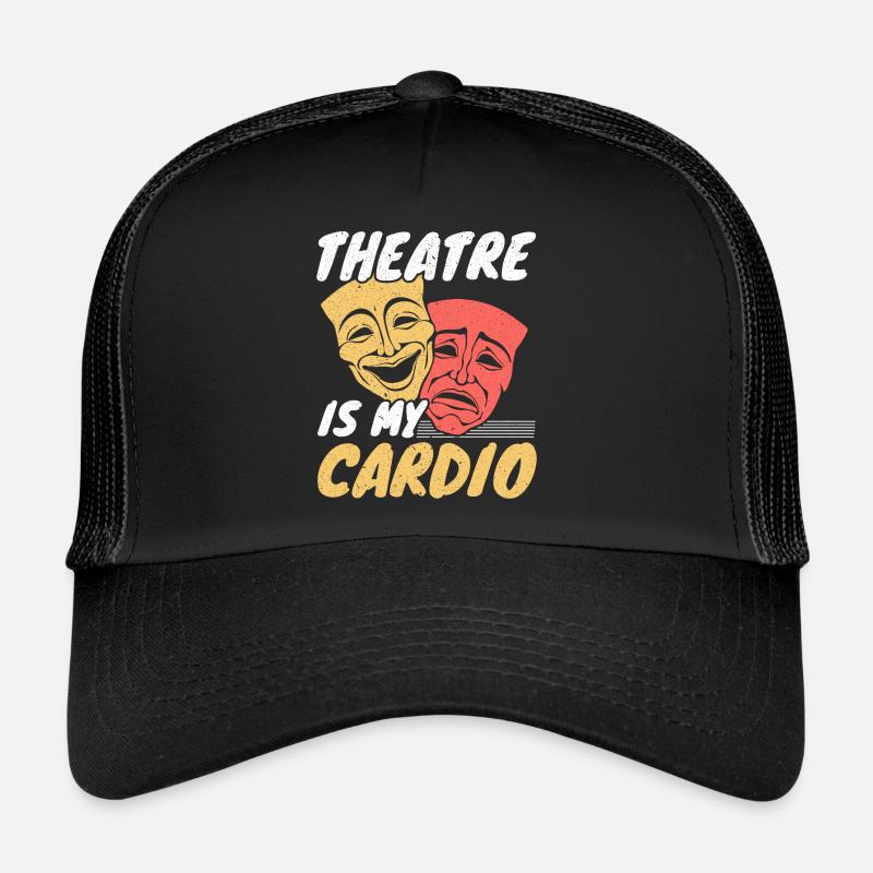 Theatre is my heart Broadway stage performance Trucker Cap