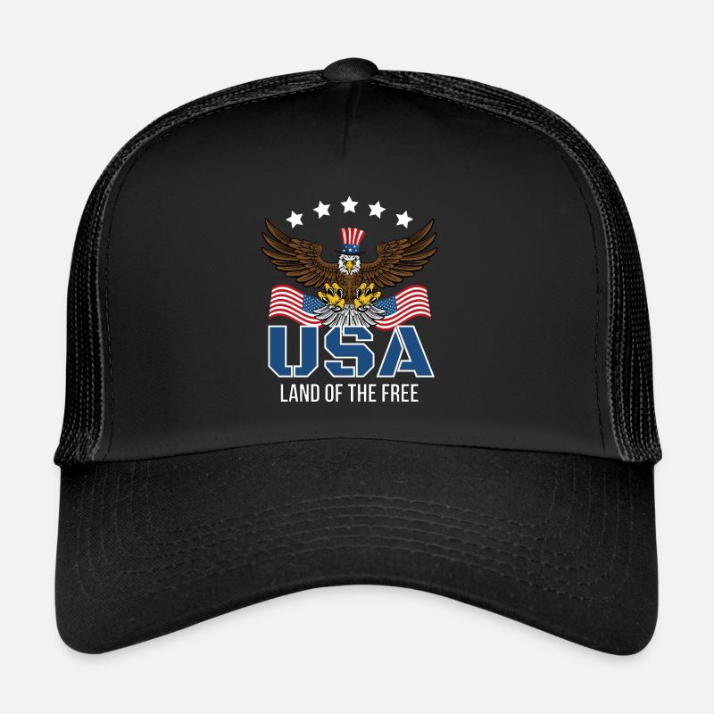 Le pays des États-Unis de la liberté Casquette trucker 