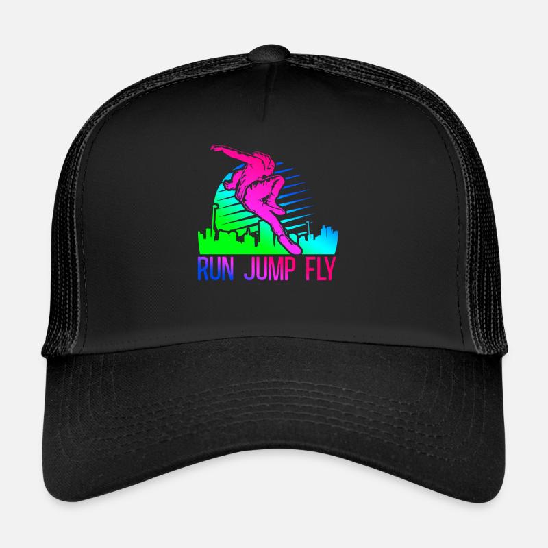 Parkour Free Running Traceur 80S Casquette trucker 