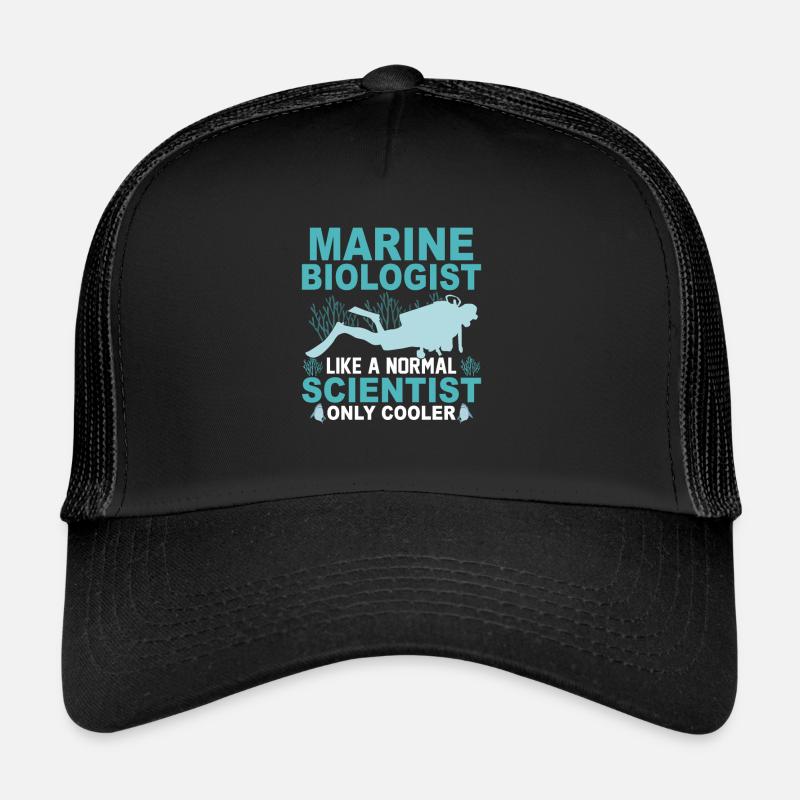 Biologiste marin comme un scientifique normal Ocean Stu Casquette trucker 