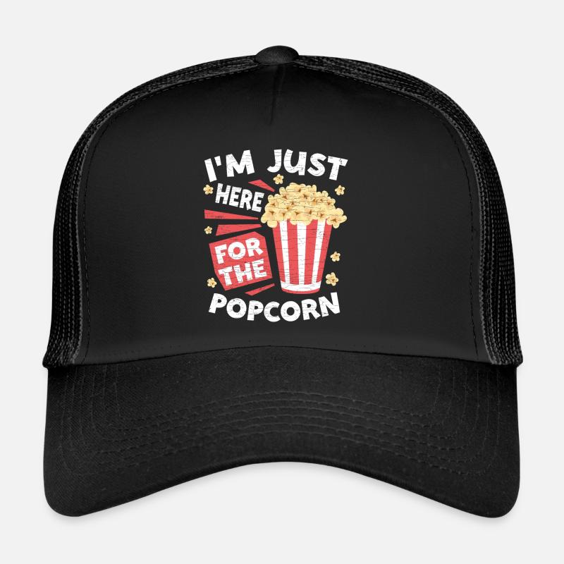 Popcorn Kino Filmeabend Trucker Cap