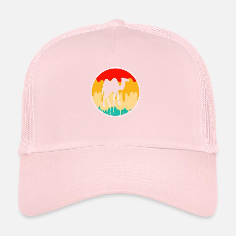 Camel Retro Trucker Cap