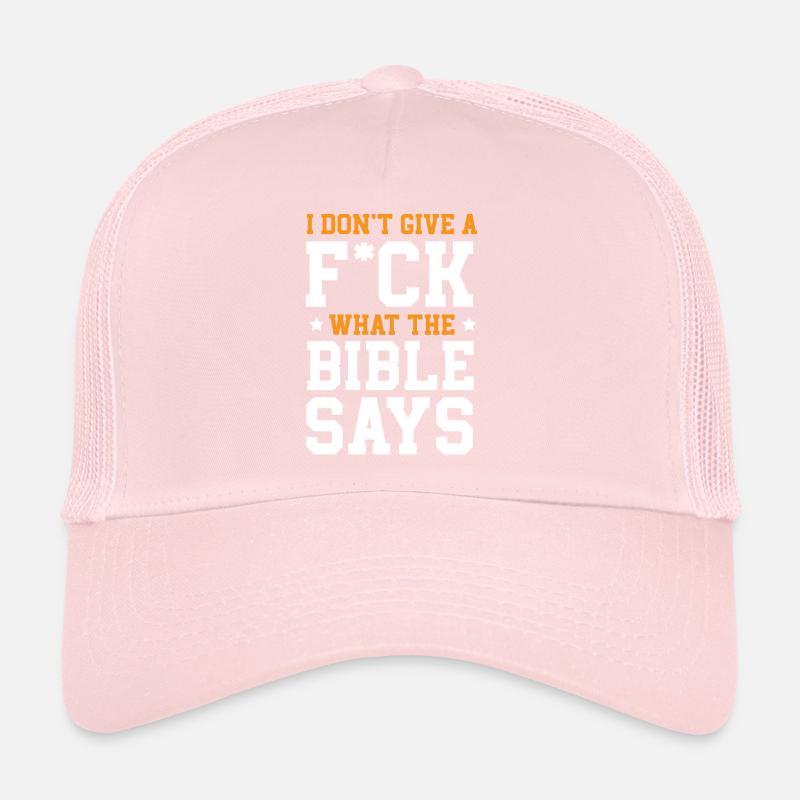 Agnosticism Atheism Anti-Religion Agnostic Devil Trucker Cap