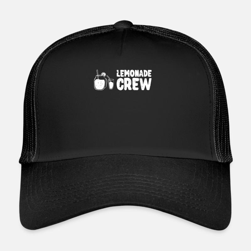 Stand de jus Lemonade Crew - Casquette trucker  - noir/noir