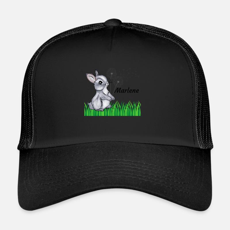 Nom de lapin Cadeau Marlene Casquette trucker 