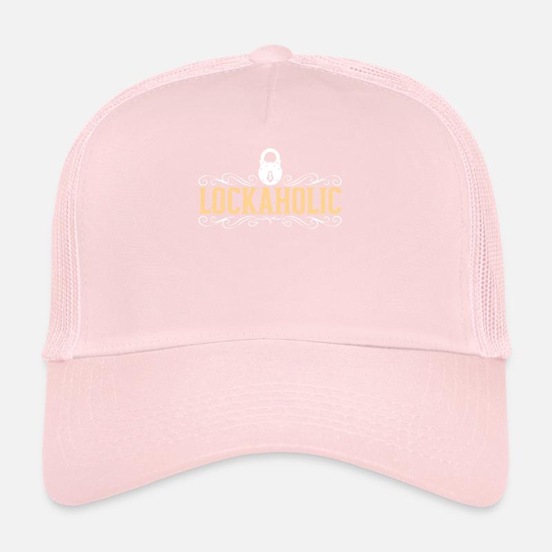 Lockaholic Locksmithing Lock Picking Locksmith Trucker Cap