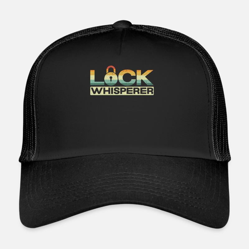 Lock Whisperer Locksmithing Lock Picking Locksmith Trucker Cap