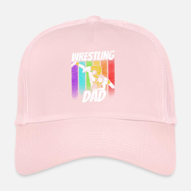 Wrestling Papa Wrestler Ringen Ringer Ringkampf Trucker Cap