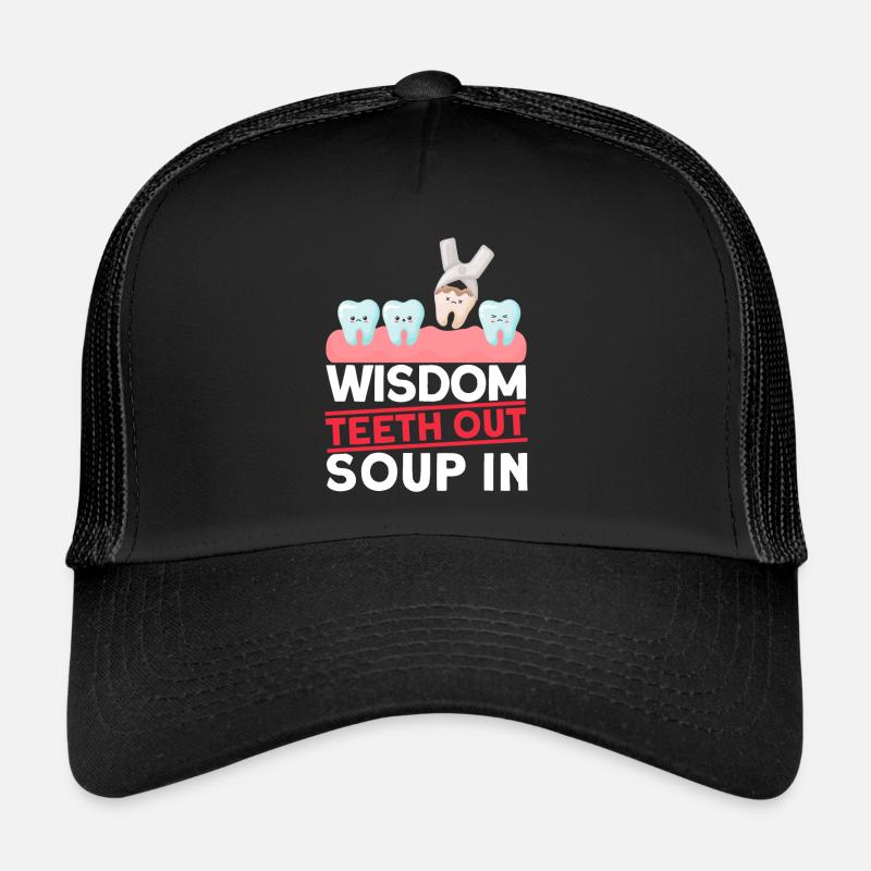 Dents de sagesse Dentiste patient de dent de sagesse Casquette trucker 