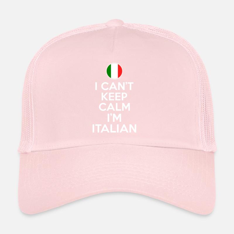 I cant keep calm im italian Trucker Cap