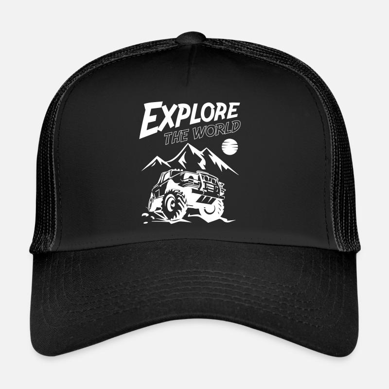 Explorez les Jeeps du Monde Casquette trucker 