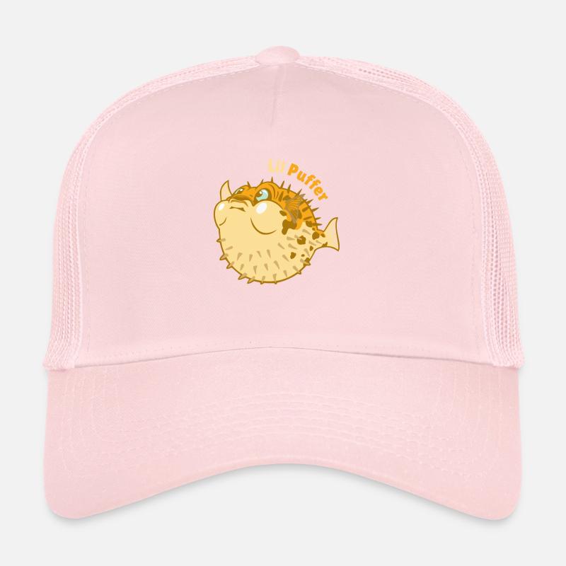 Lil Buffer Puffer Fish Sea Trucker Cap