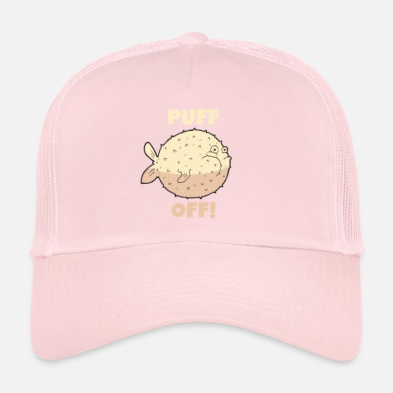 Puff Off! Puffer fish sea Trucker Cap