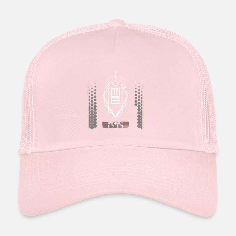 Best Techno Design Without Eyes Trucker Cap