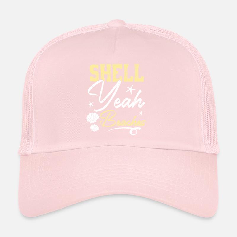 Shell Yeah Beaches Beachcombing Beachcomber Trucker Cap