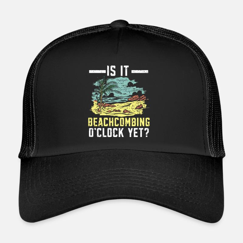 Est-ce Beachcombing Beachcomber Sea Glass Seashell Casquette trucker 