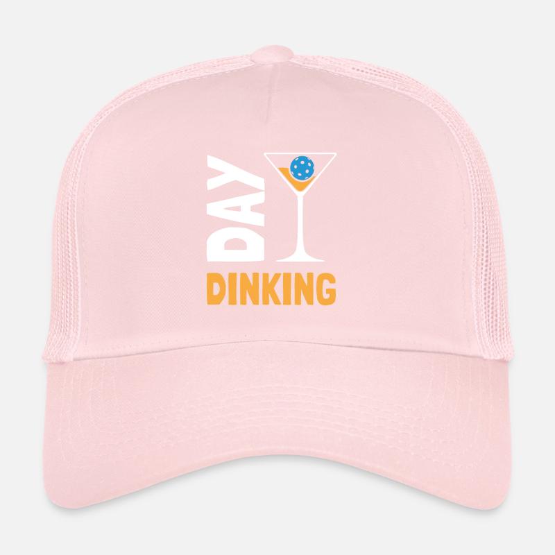 Day Dinking Funny Martini Pickleball Trucker Cap