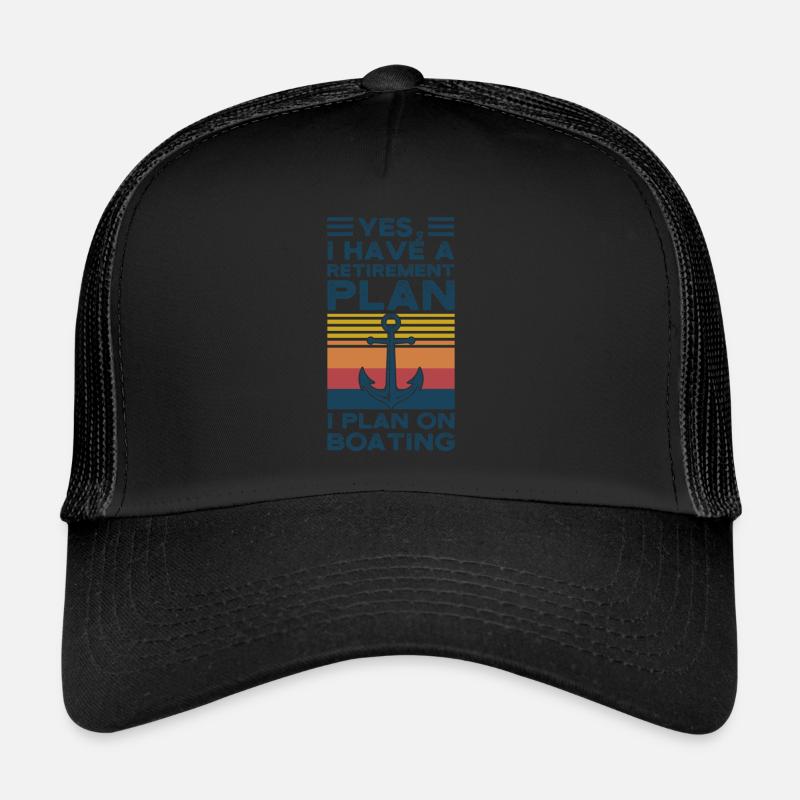Capitaine Capitaine Cadeau de navigation de plaisance Casquette trucker 