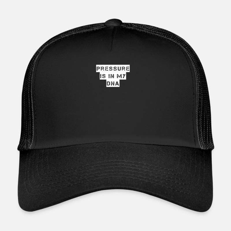 Tauchen - Pressure is in my DNA - Trucker Cap - Schwarz/Schwarz