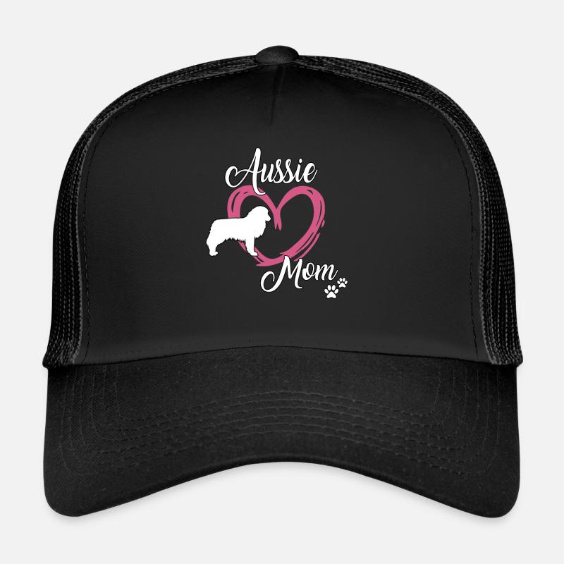Aussie Mom Dog Owner Cute Australian Shepherd Trucker Cap
