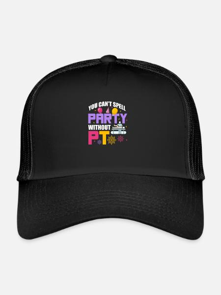 Physiotherapist - Trucker Cap - black/black - Front