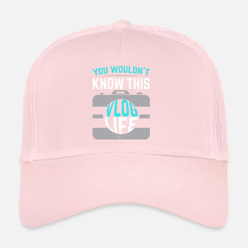 Vlog Life Social Media Content Creator Vlogger Trucker Cap